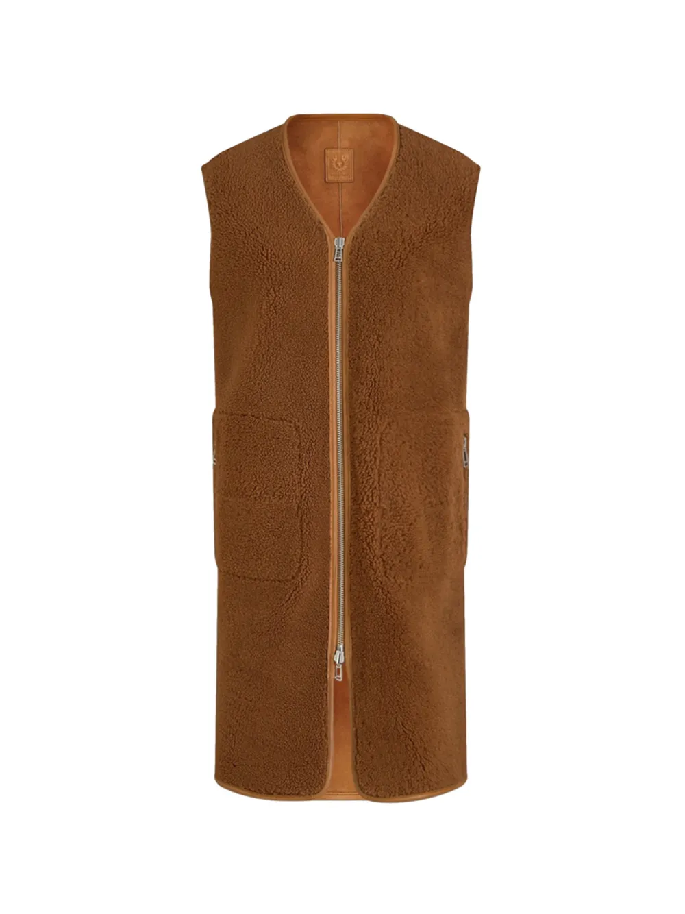  Belstaff Reversible Zip Vest - Brown 