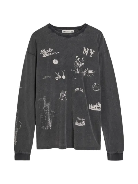 DUKE & DEXTER long sleeve graphic T-shirt