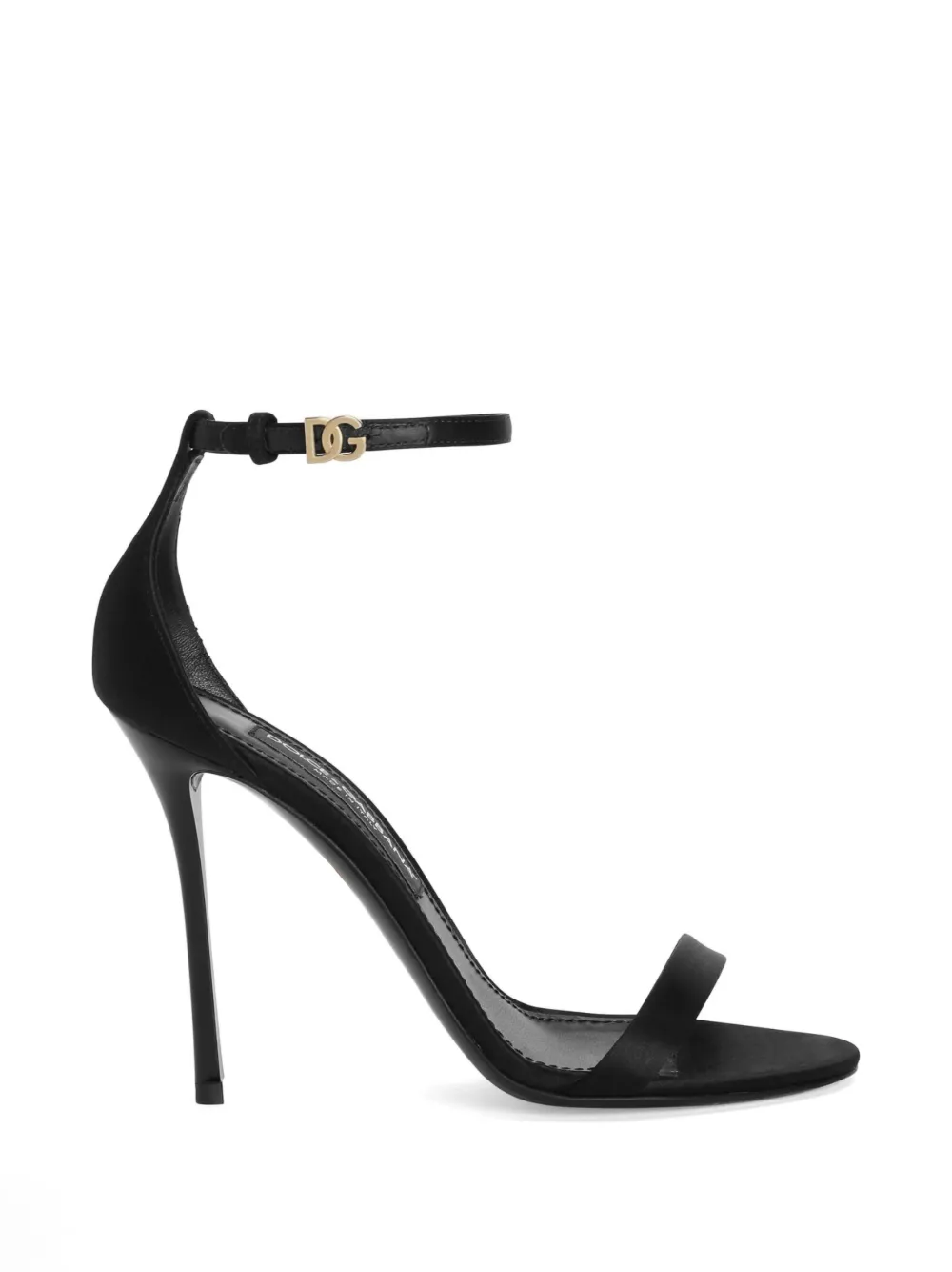 Dolce & Gabbana Keira sandalen met gespbandje en hak Zwart