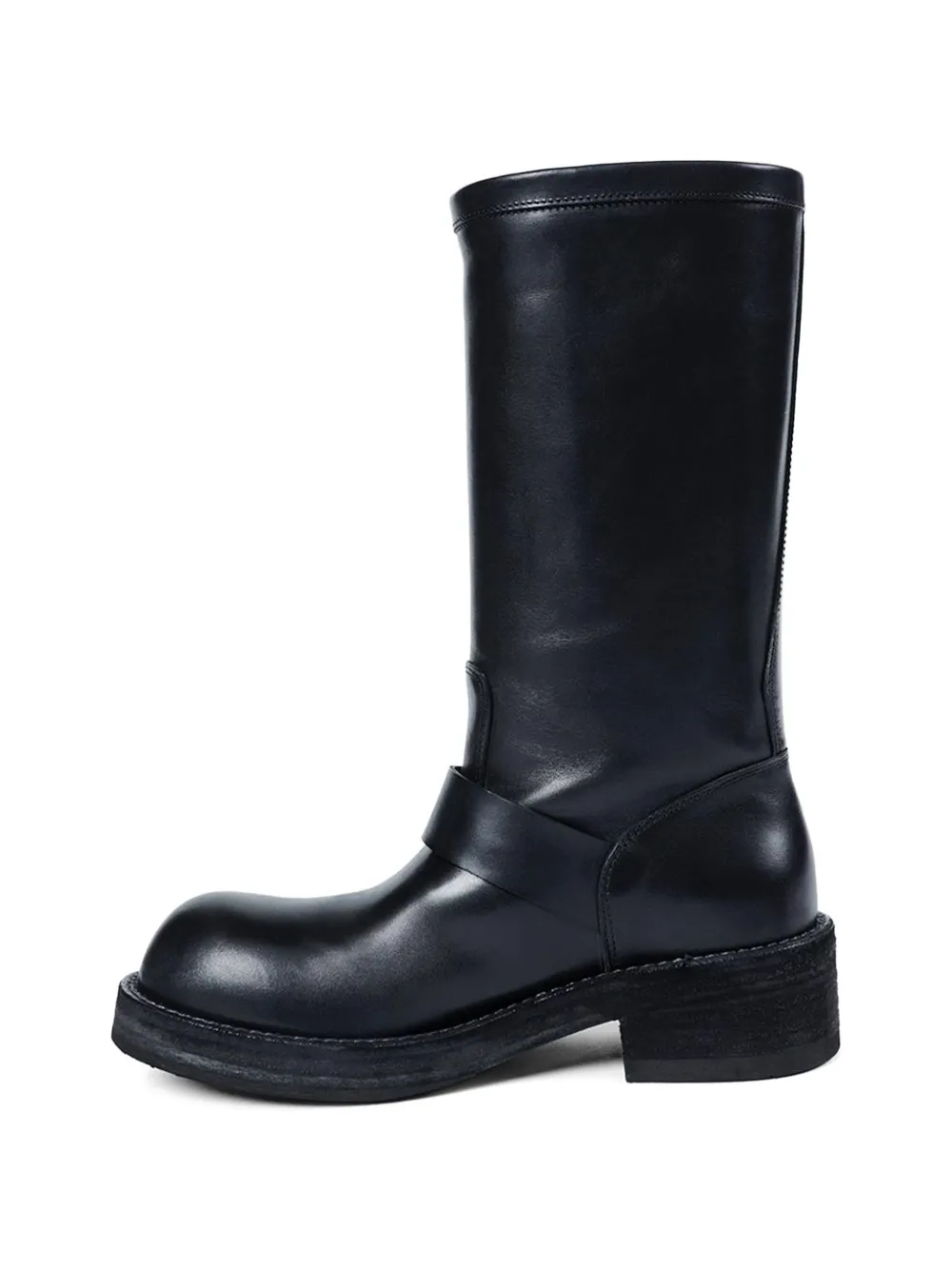 Ann Demeulemeester Sarith Engineer buckle biker boots Zwart