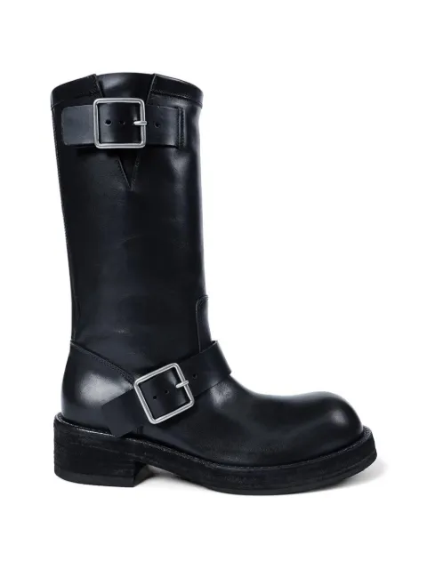 Ann Demeulemeester Sarith Engineer buckle biker boots
