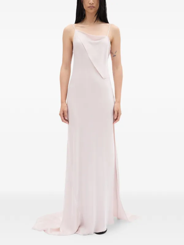 Ann Demeulemeester Aaricia Bias Gown in Pink