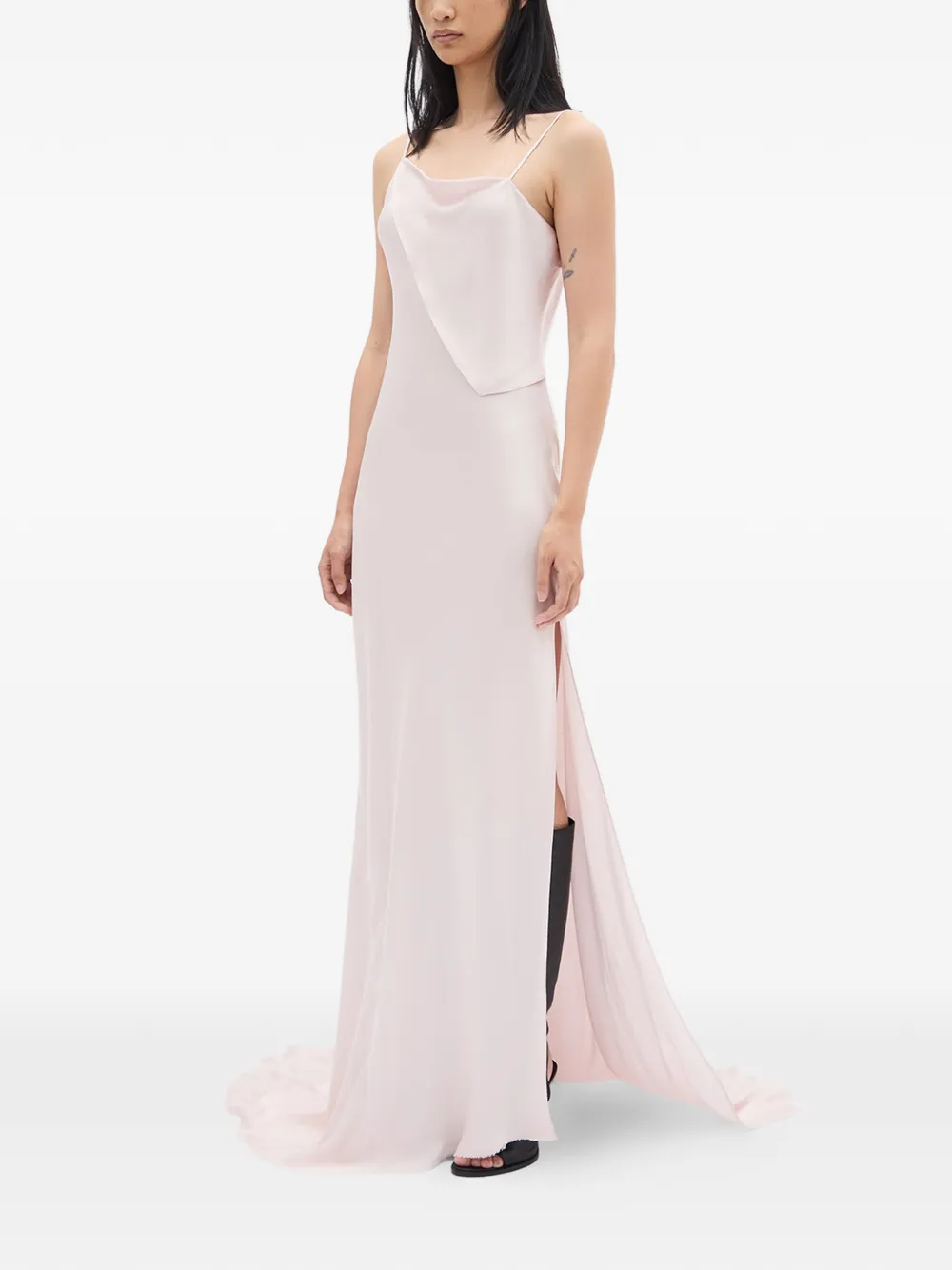 Ann Demeulemeester Aaricia asymmetrische jurk Roze