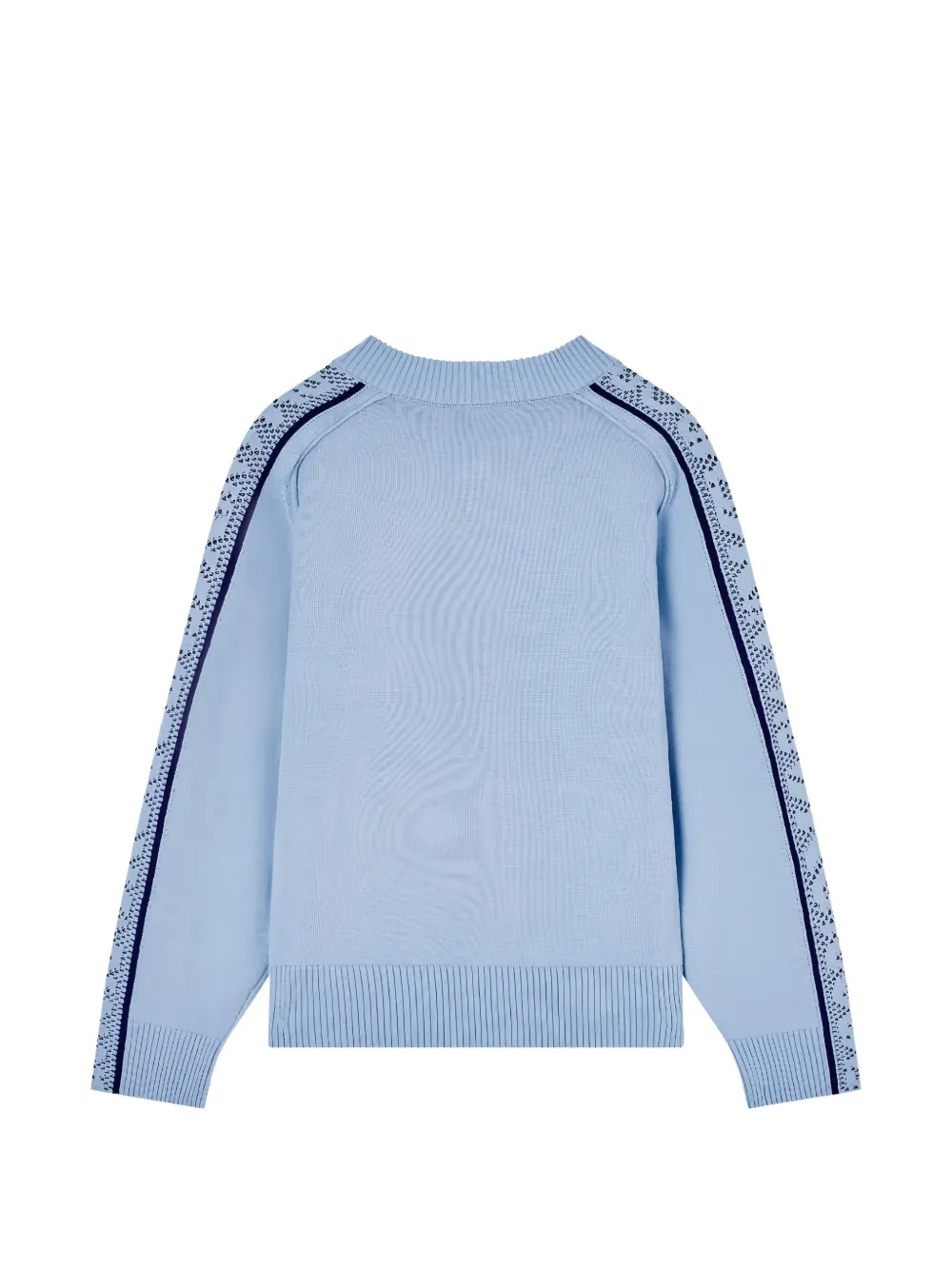 Emporio Armani Kids Vest met logo-intarsia en rits Blauw