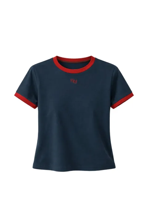 Reformation T-Shirt mit rundem Besatz