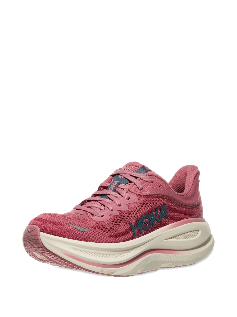 HOKA Bondi 9 sneakers met logodetail Roze