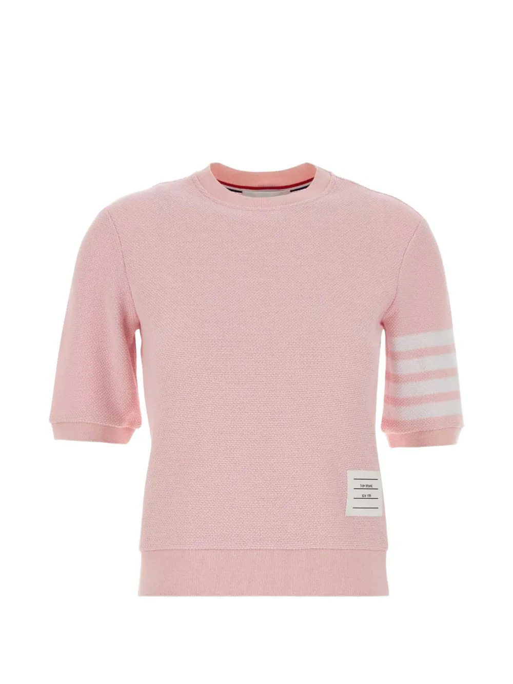 Thom Browne crew-neck T-shirt - Rosa