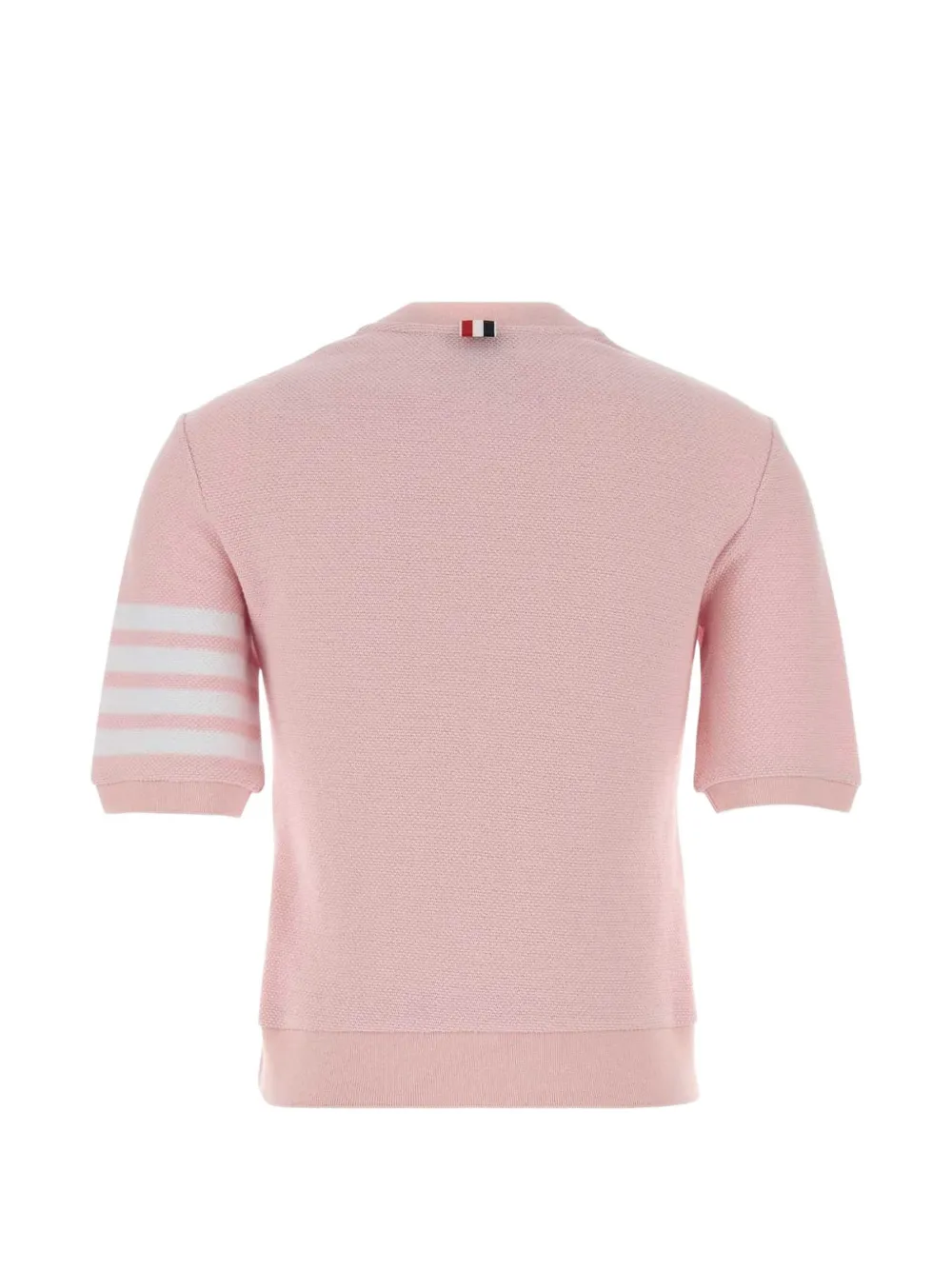 Thom Browne T-shirt met ronde hals Roze