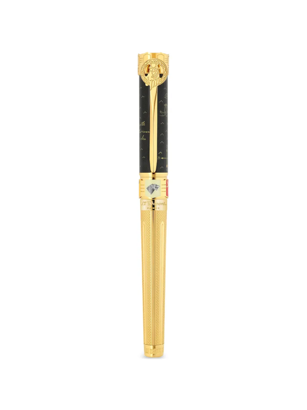  S.t. Dupont X Game Of Thrones Prestige Fountain Writing Kit - Gold 