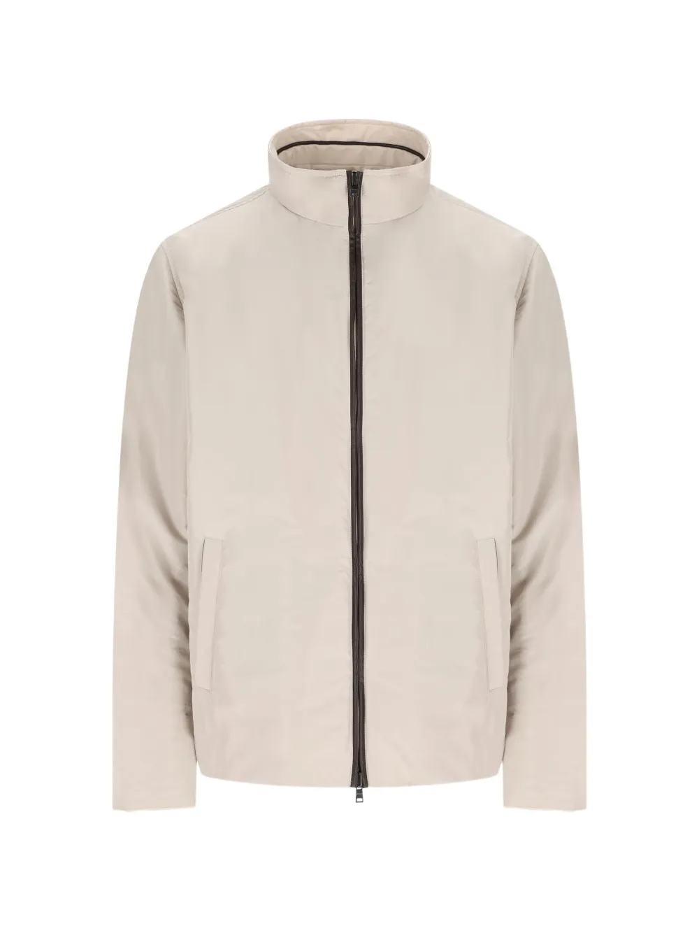 Herno Jack met klepzakken en hoge hals Beige