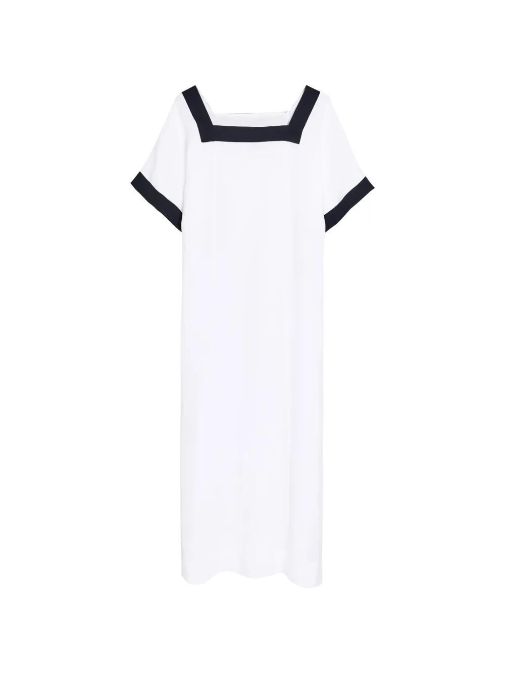 LES VACANCES D'IRINA Astypalea square-neck midi dress - Bianco