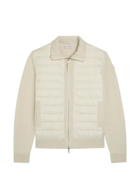 Moncler padded zi-up cardigan
