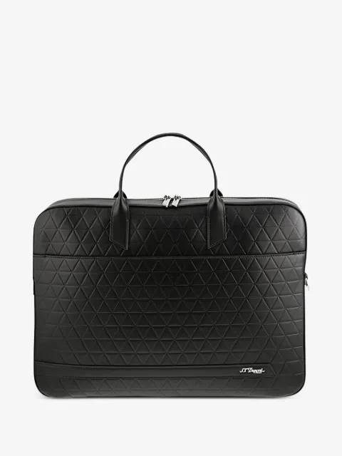 S.T. Dupont porte-documents Firehead en cuir