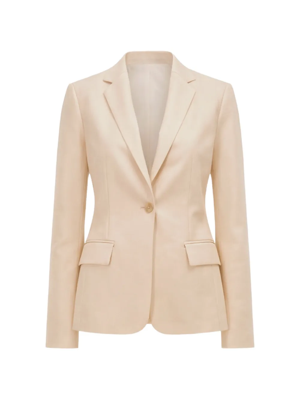 Susan Bender notched lapels blazer - Toni neutri