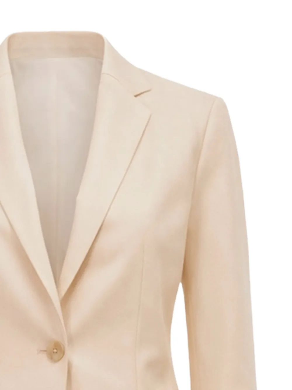  Susan Bender Notched Lapels Blazer - Neutrals 