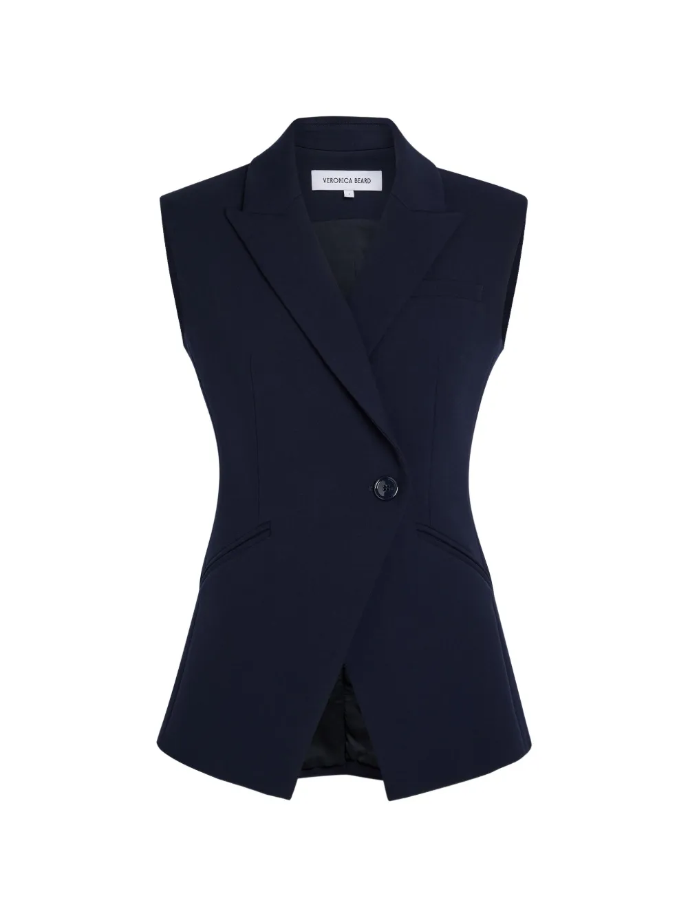 Veronica Beard asymmetric button blazer - Blue