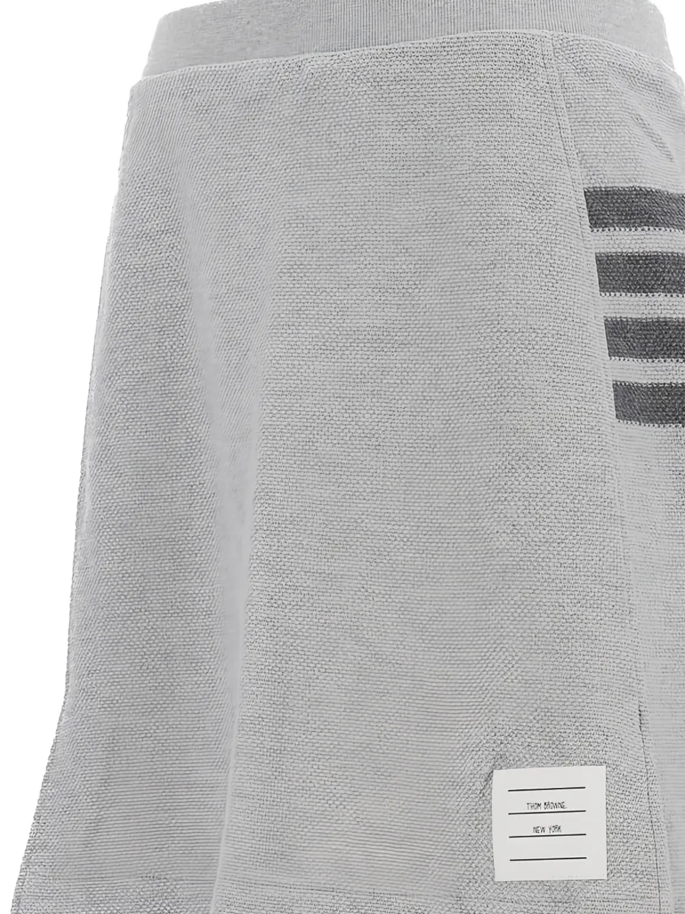  Thom Browne Logo-detail Mini Skirt - Grey 