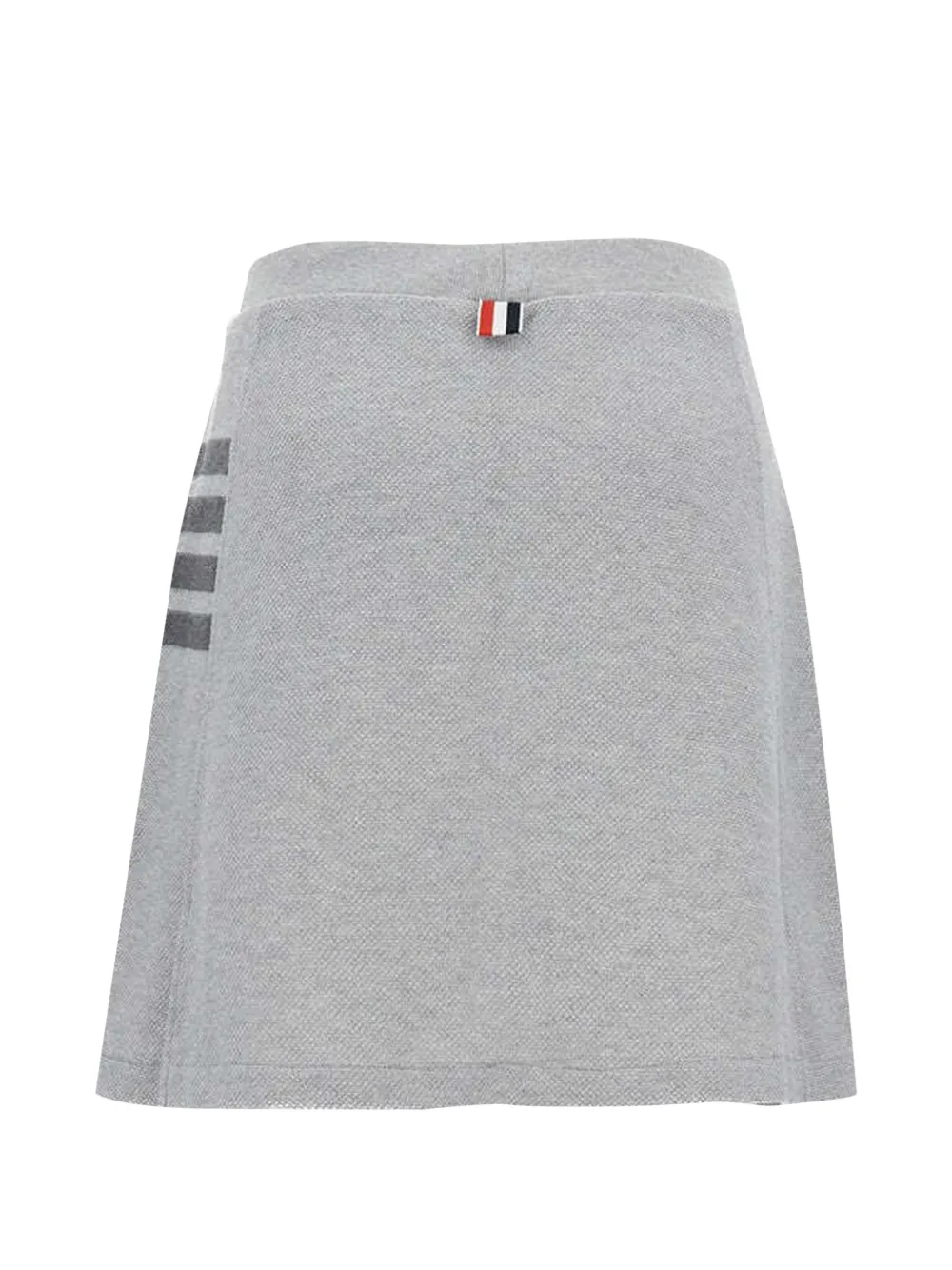  Thom Browne Logo-detail Mini Skirt - Grey 