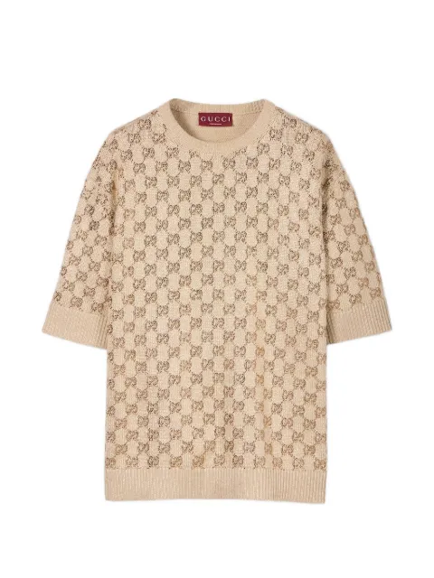 Gucci short-sleeve crew-neck sweater
