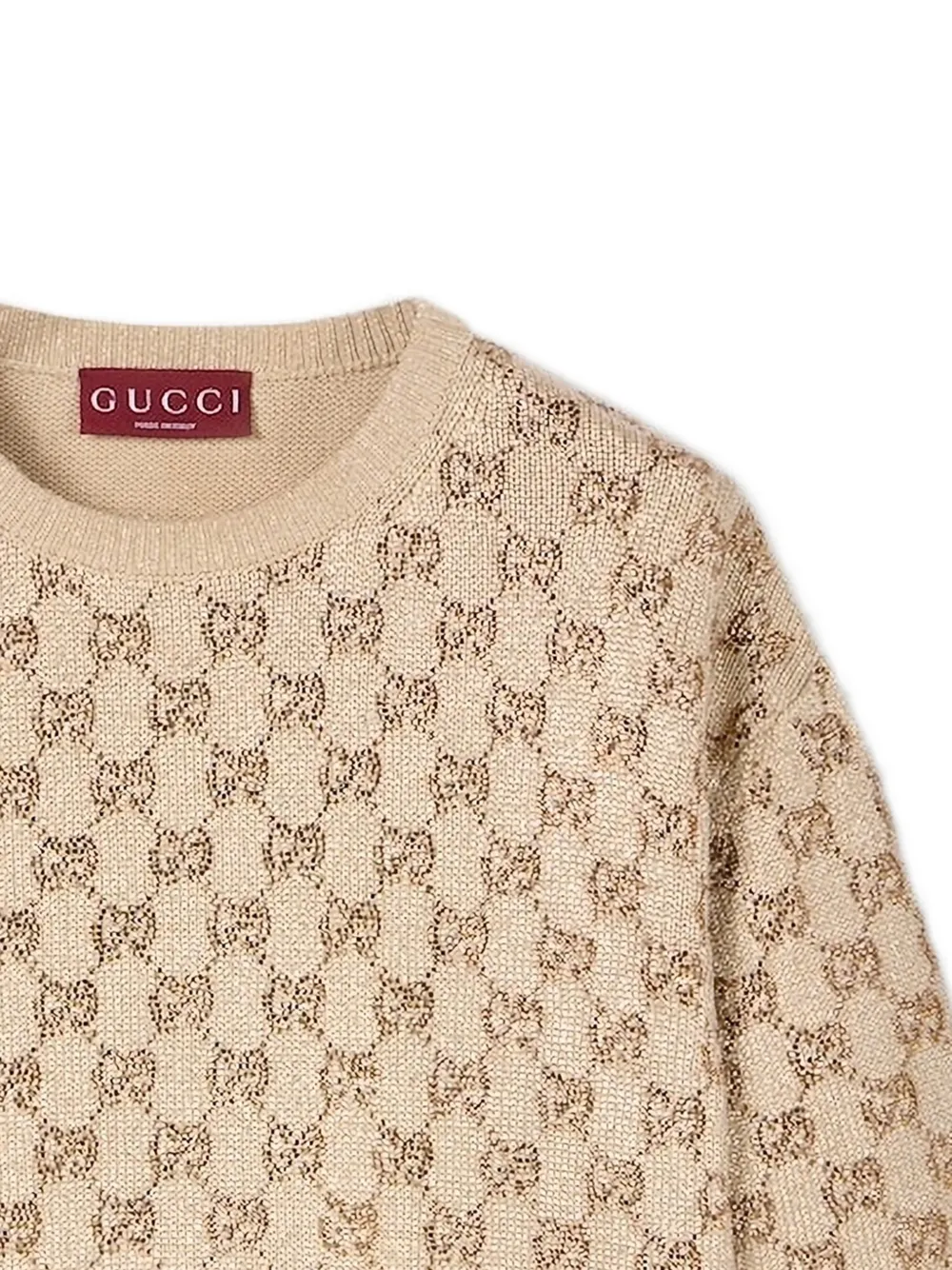  Gucci Jersey Con Cuello Redondo - Neutro 