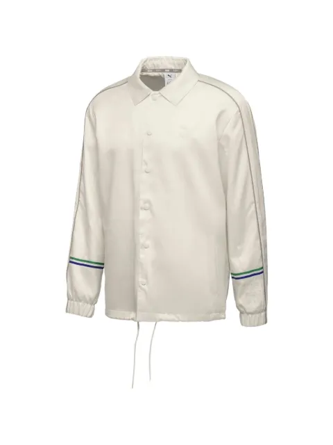 PUMA striped-detail jacket