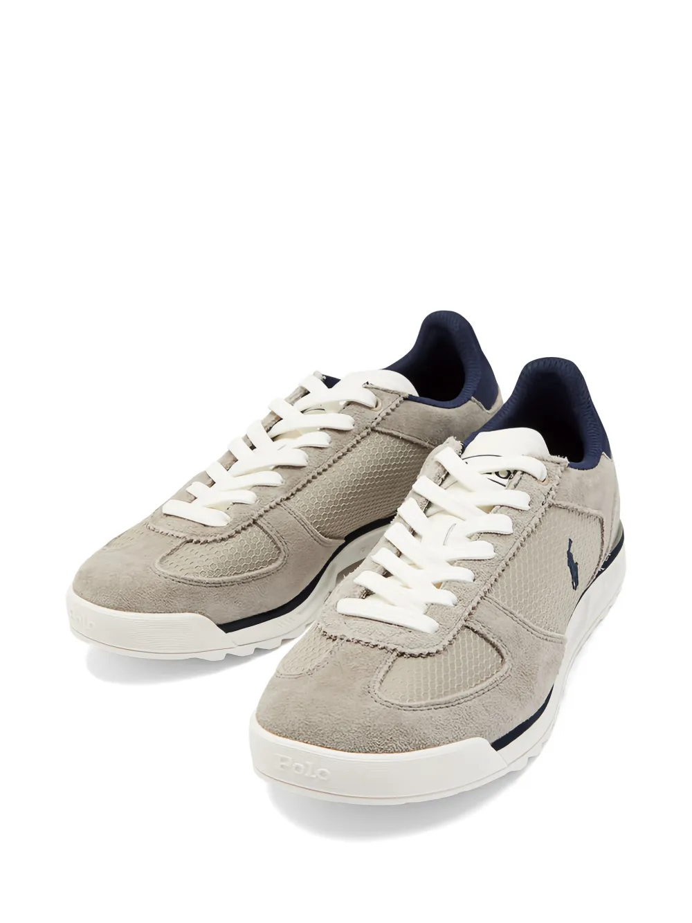 Polo Ralph Lauren Varick sneakers met logodetail Grijs