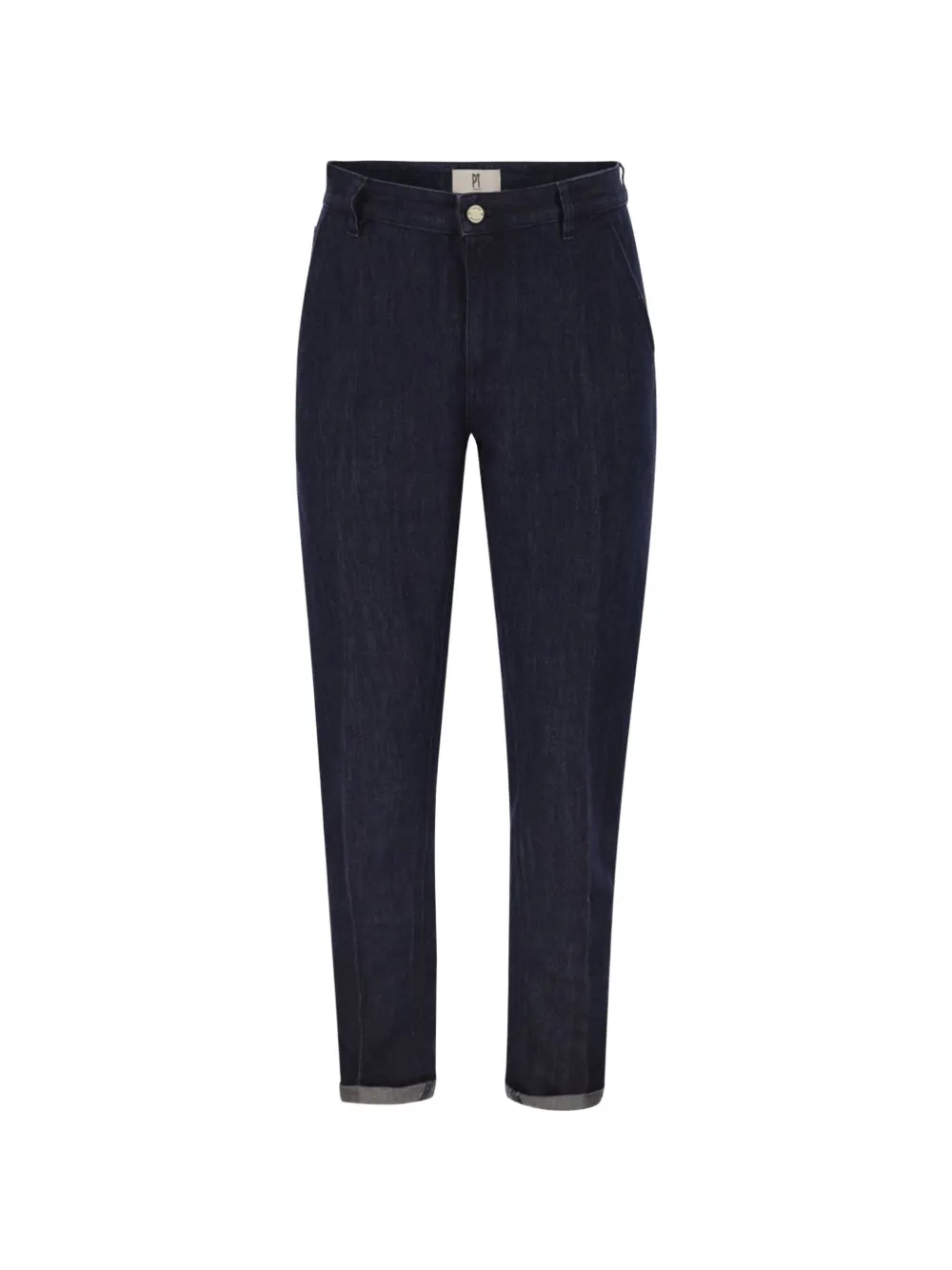 PT Torino indigo cotton trousers