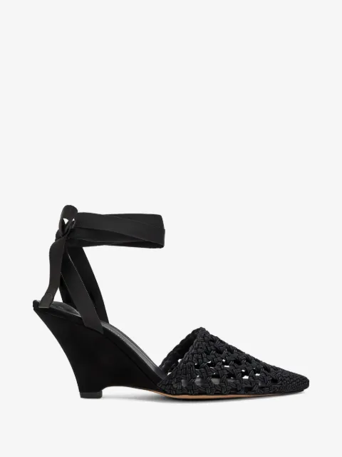 Jacquemus 编织系带草编鞋