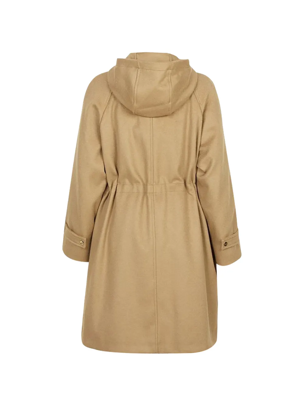  Max Mara Alcade Hooded Coat - Neutrals 