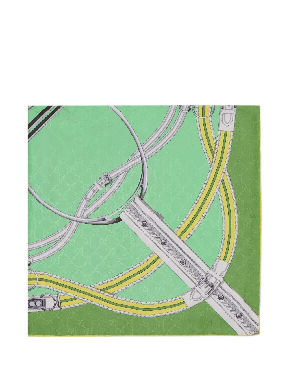 Gucci Zijden sjaal Groen