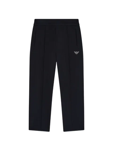 Emporio Armani Kids pantalones con aplique del logo