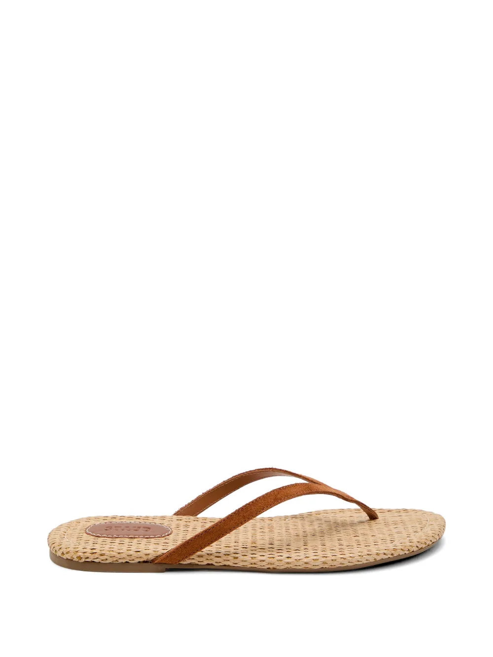 STAUD Freja thong-strap sandals - Marrone