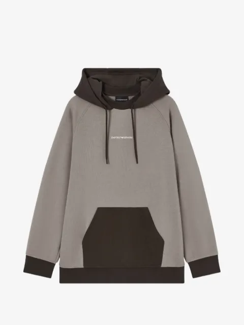 Emporio Armani logo-detail hoodie