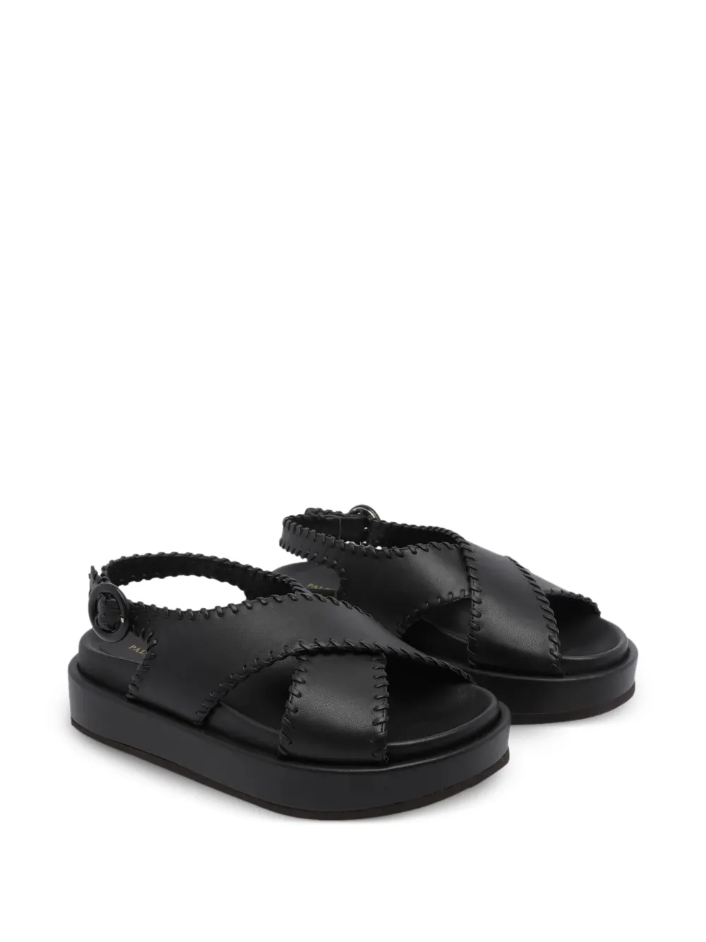  Paloma Barceló Open-toe Buckle-fastening Sandals - Black 