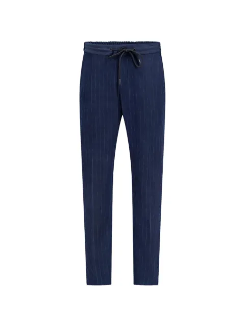 Tombolini drawstring pinstripe trousers