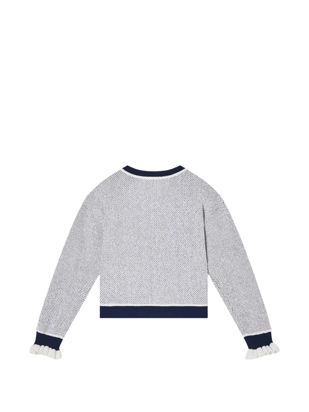 Emporio Armani Kids Vest met ruches afwerking Wit