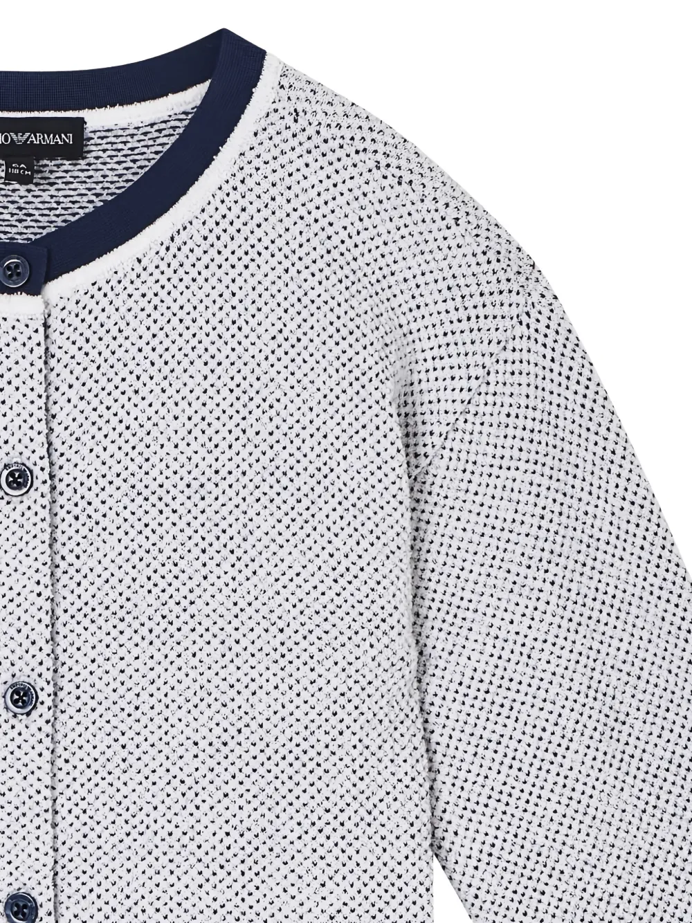 Emporio Armani Kids Vest met ruches afwerking Wit