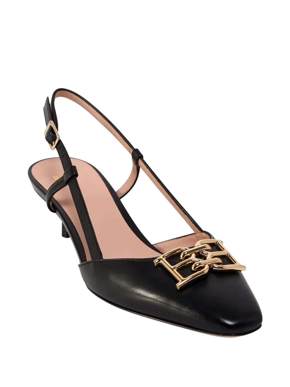 Bally Eva leren pumps met verstelbaar bandje Zwart