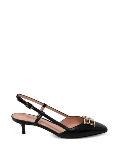 Bally Eva adjustable-strap leather pumps