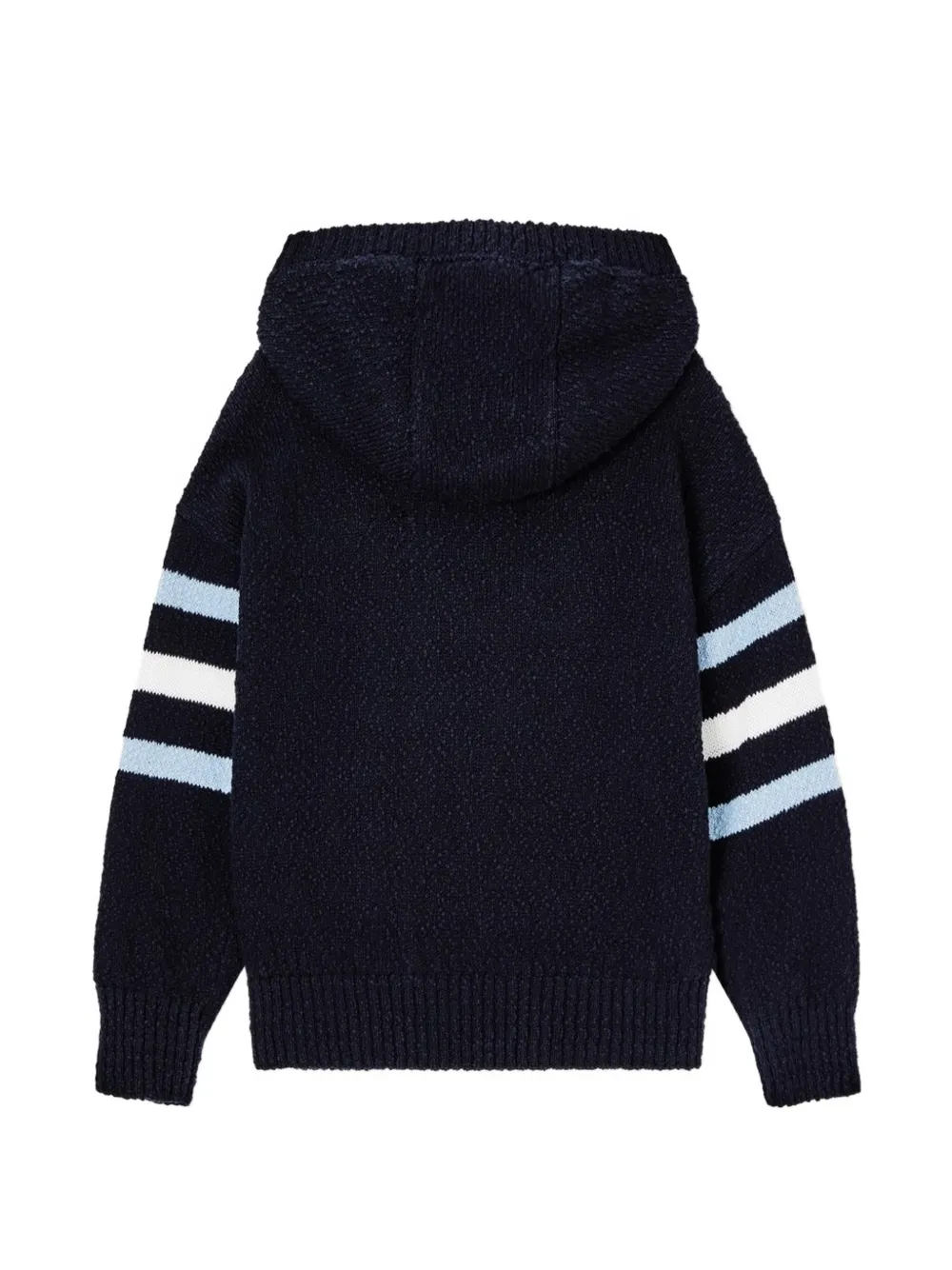 Emporio Armani Kids Hoodie met grafische print Blauw