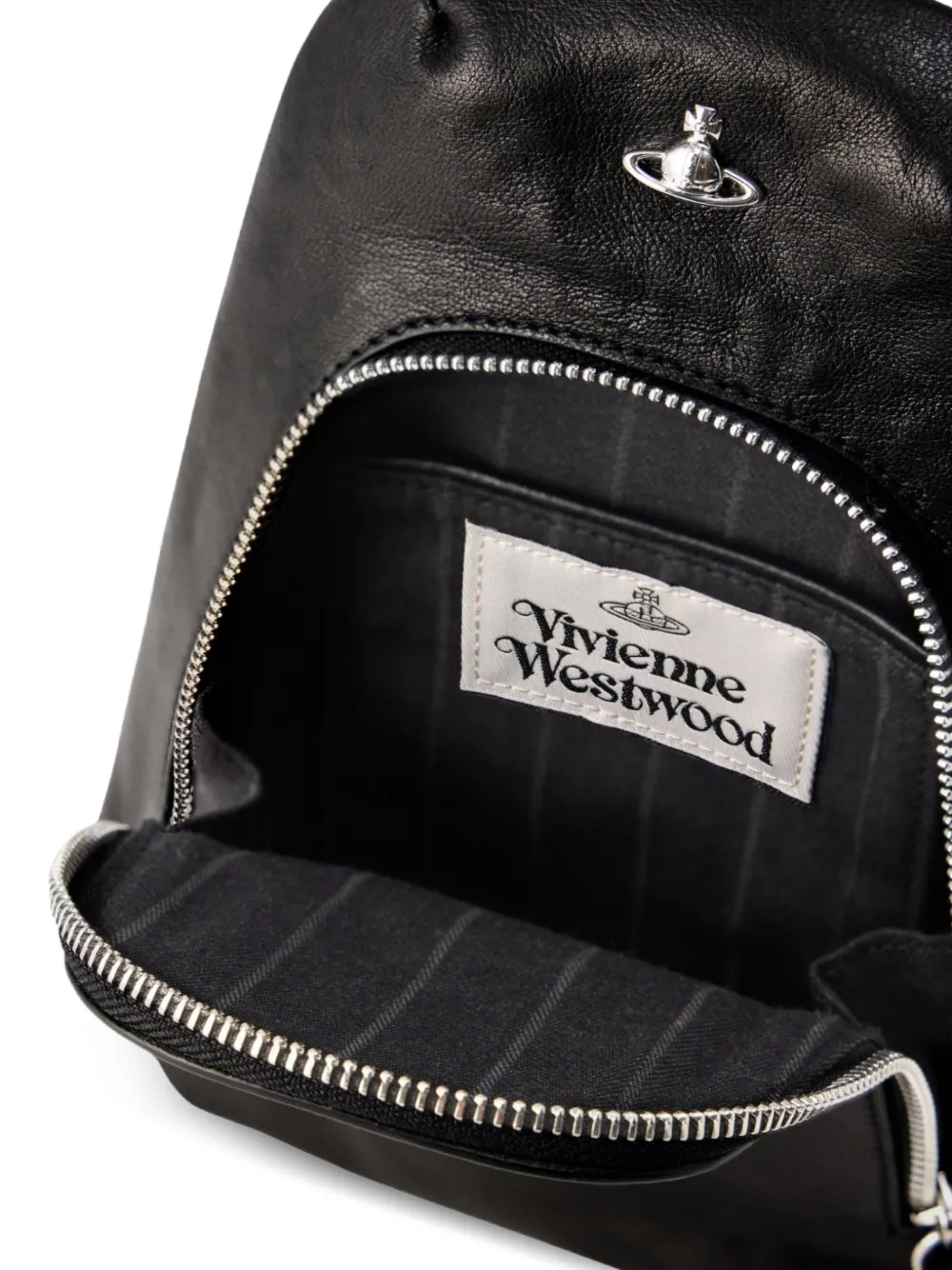 Vivienne Westwood Messengertas met Orb-detail Zwart
