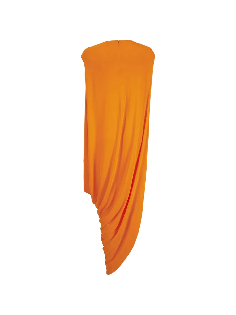 TOM FORD Mini-jurk met asymmetrische afwerking Oranje