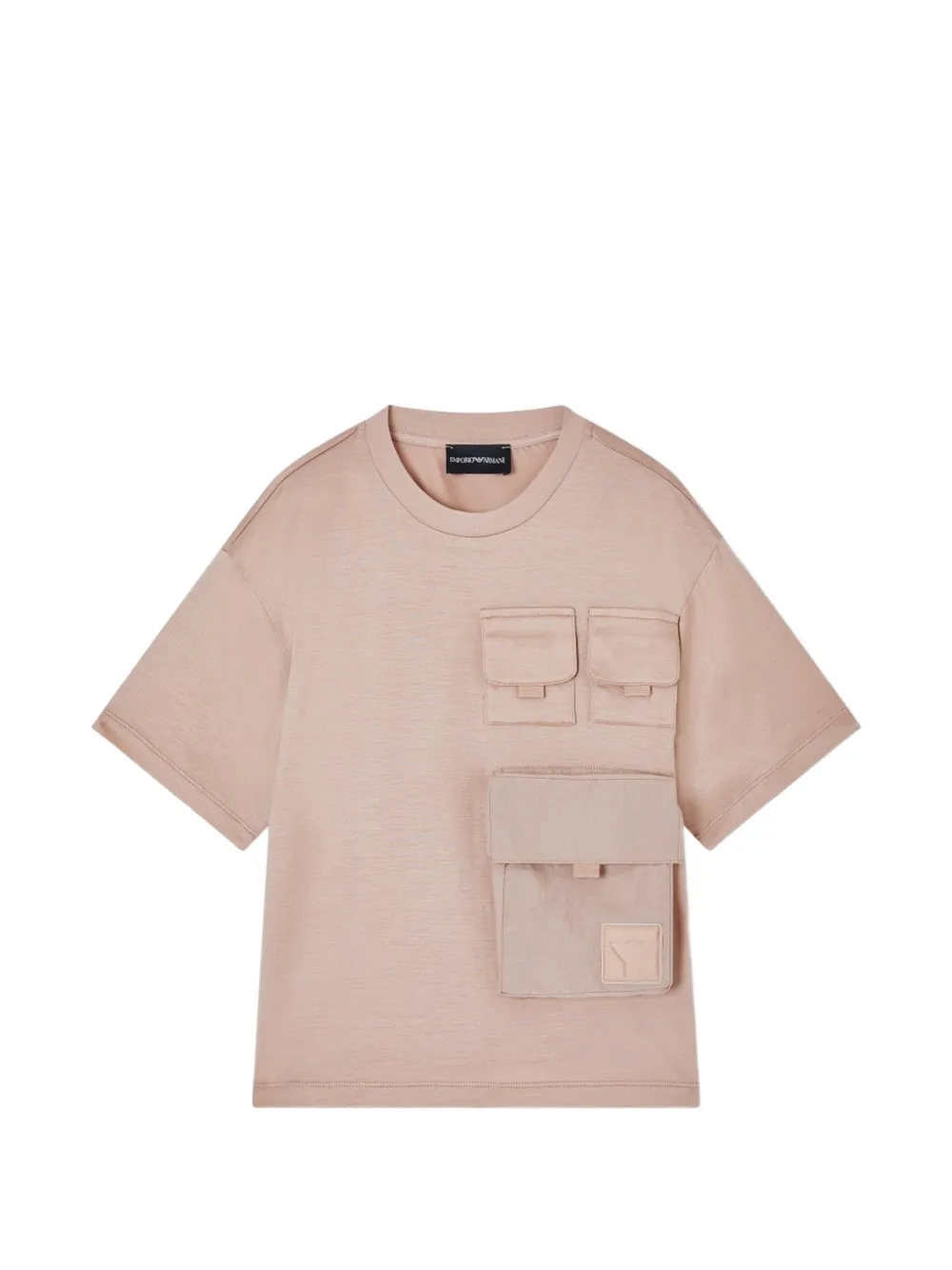 Emporio Armani Kids multi pockets-detail T-shirt - Toni neutri