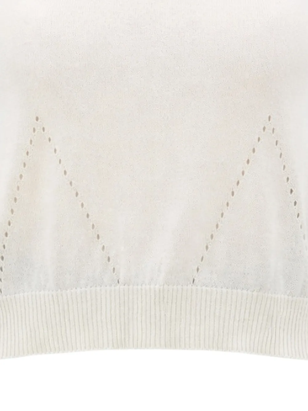  Ann Demeulemeester Roka Sleeveless Top - White 