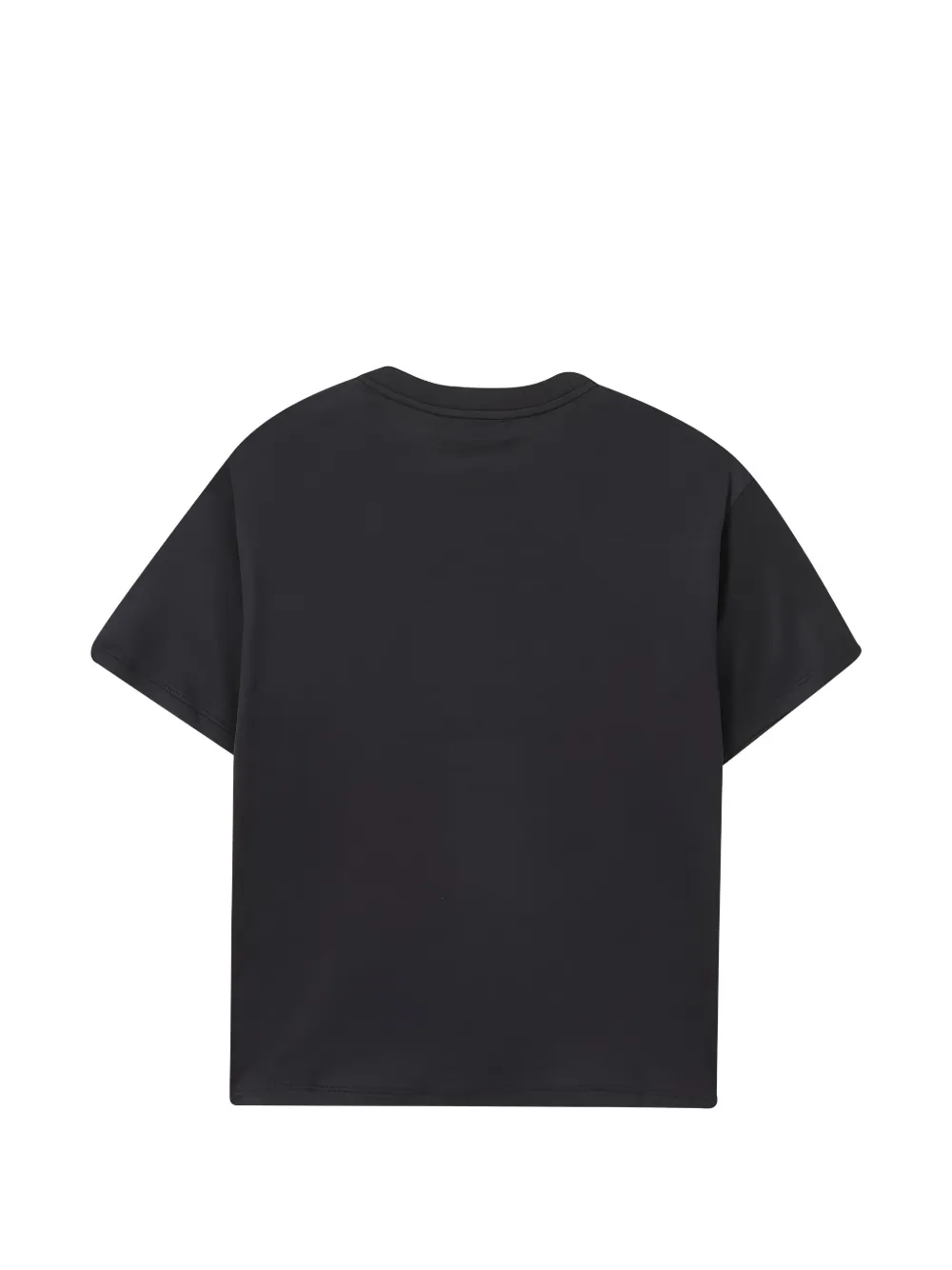 Emporio Armani Kids T-shirt met paardenprint Zwart