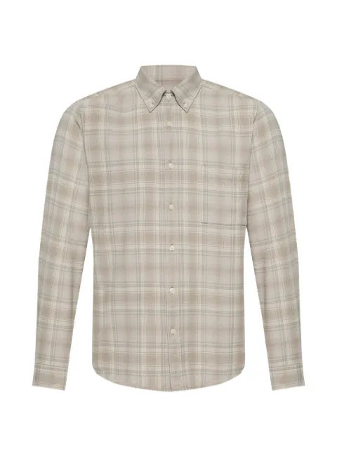 BOSS checked pocket shirt