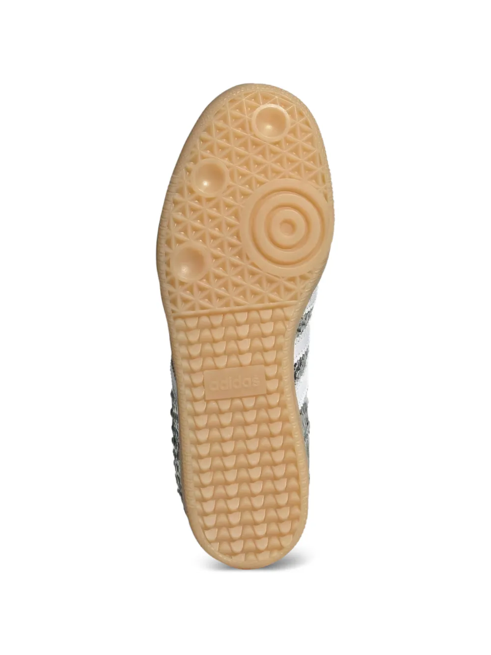 Samba Snakeskin-Effect Striped Sneakers