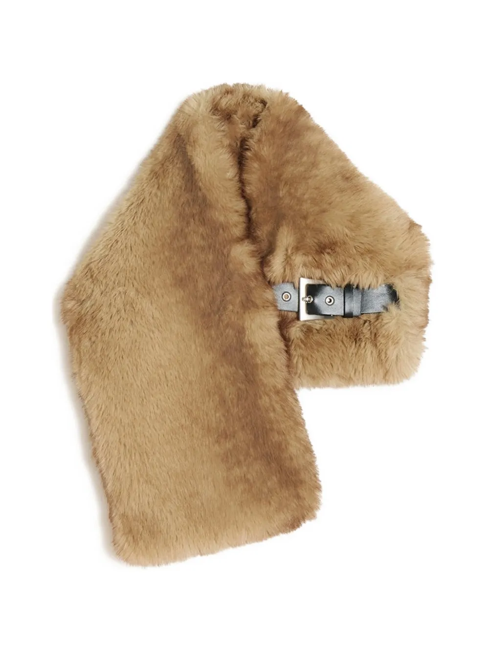 Apparis Rowen Buckle Scarf In Brown