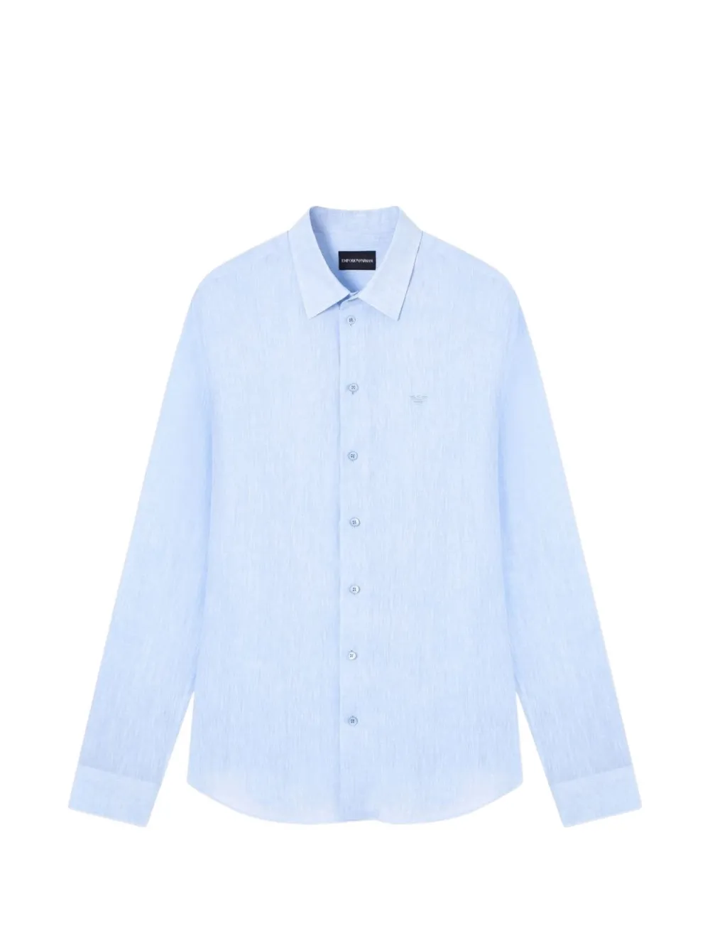 Emporio Armani logo-detail shirt - Blu