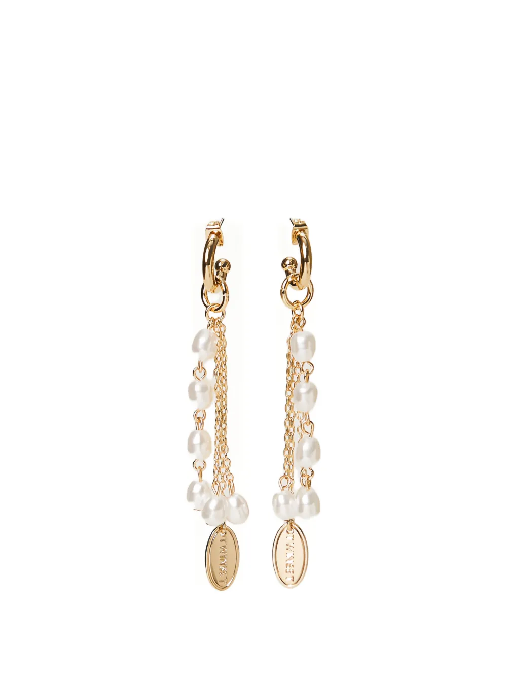 TWINSET chain pearl earrings - Oro